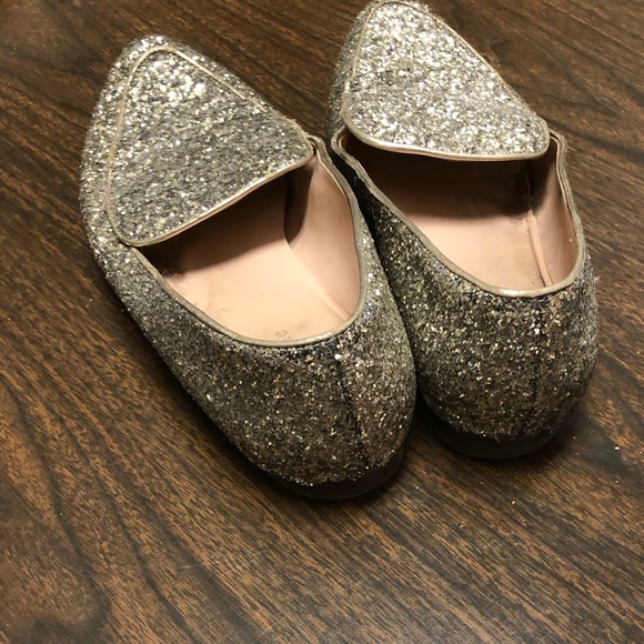 Kate Spade Calliope Glitter Loafers Size 9 - Picture 5 of 6